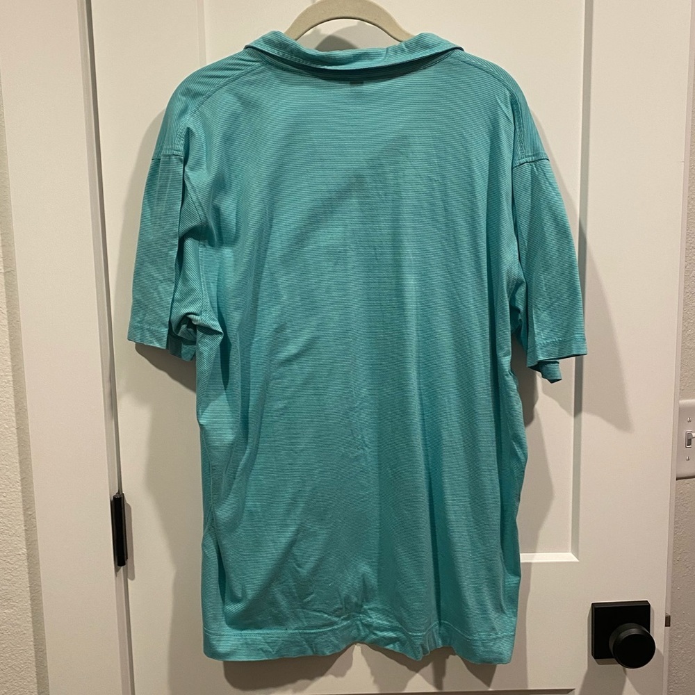 Men’s Mercer Blue Polo Shirt Size L - Picture 2 of 6